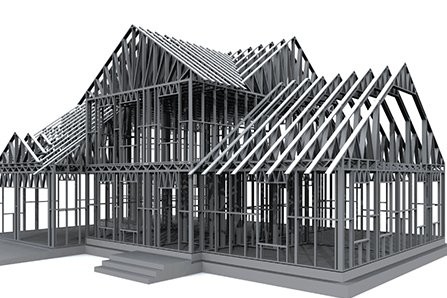 Portable Prefabricated Luxury steel structure modern design hotel light weight gauge steel frame light steel villa house