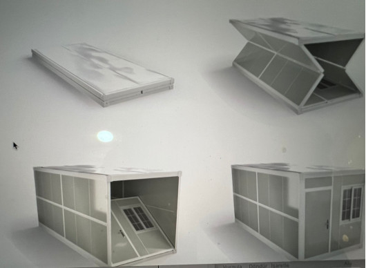 Easy To Install Sandwich Panel 40ft 20ft Folding Container House Folding Container