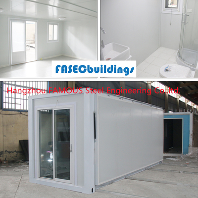 Best Steel Structure Expandable Containers House 20 ft 40 ft 3 bedrooms Luxury Collapsible Expanding Container Home