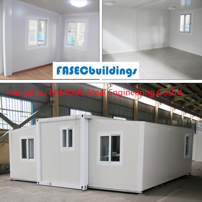 Best Steel Structure Expandable Containers House 20 ft 40 ft 3 bedrooms Luxury Collapsible Expanding Container Home