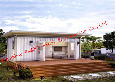 Light Duty 40ft Prefab Container House For Temporary Accommodation With Painted Surface