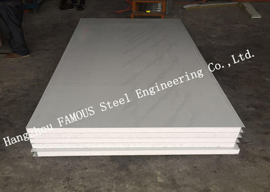 100mm Residential Fireproof Steel Sheet EPS Sandwich Panels Wall Cladding Systems