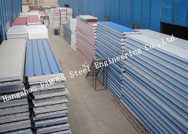 Industrial Waterproof Steel Sheet EPS Sandwich Panels Easy Assembling Roof Panel