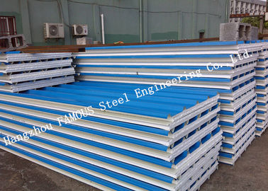 Corrugated 950mm Lightweight Steel Sheet EPS Sandwich Panels for Warehouse Roof Panel