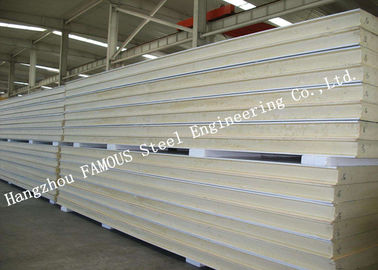 Meat PU Insulated Cold Room Panel And Panel Polyurethane Construction With Low Temperature