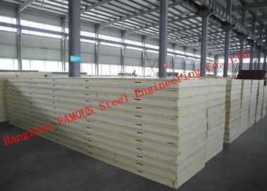 Meat PU Insulated Cold Room Panel And Panel Polyurethane Construction With Low Temperature
