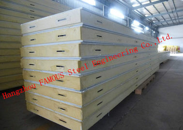 ISO9001 Certification Modular Cold Room Panel And PU Sandwich Panels For Fresh Fruit Width 950mm