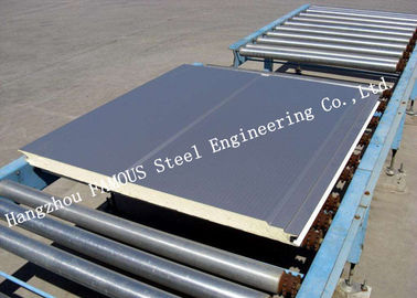 Heat and Sound Insulation PU Sandwich Panels Prefabricated Building Wall Panel