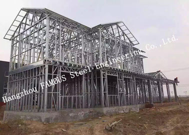 Prefab House Light Steel Villa Metal Buildings With Welded Frame Easy Construction