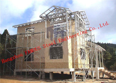 Prefabricated Q235b Light Steel Villa with Cladding Systems for Residential House