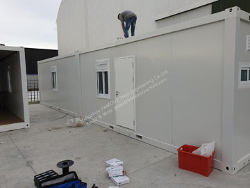 Customized Column Section Flat Pack Container House with PUR Roof Floor Panel