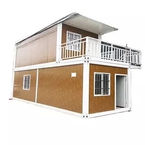 Customized tiny prefabricated container house for hotels　 with factory sale price