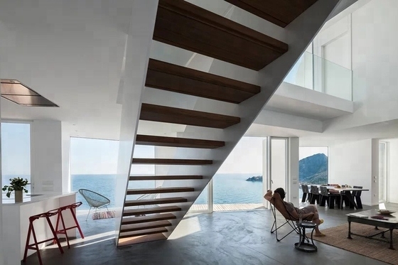 Light steel structure luxury prefab house building prefabricated villa