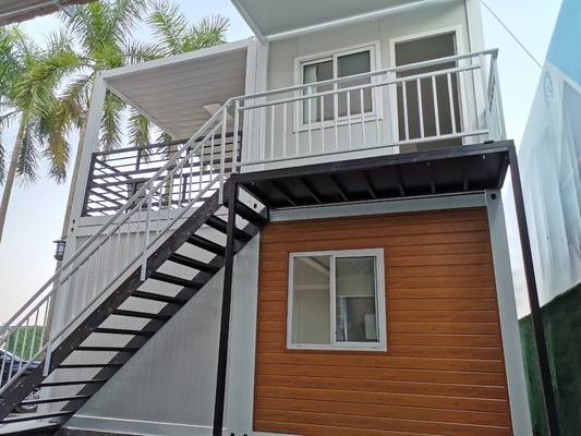 40Ft Luxury Tiny Wooden Prefab House Contain Living Two Storey Container Prefabricated Home Buildings Cabins Apartment