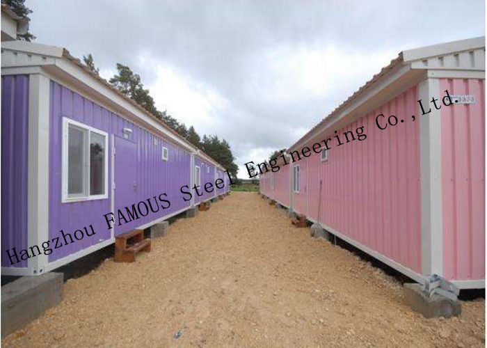 Modified Shipping Container House Prefab Mobile Homes With Insulation Panels Easy Installation