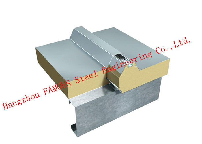 High Airtightness Seafood Commercial Walk In Freezer Insulated Panels PU Sandwich Panels Width 960mm