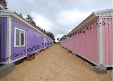 Modified Shipping Container House Prefab Mobile Homes With Insulation Panels Easy Installation
