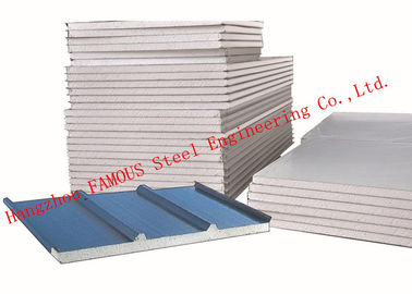 Industrial Waterproof Steel Sheet EPS Sandwich Panels Easy Assembling Roof Panel