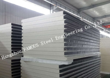 Heat and Sound Insulation PU Sandwich Panels Prefabricated Building Wall Panel